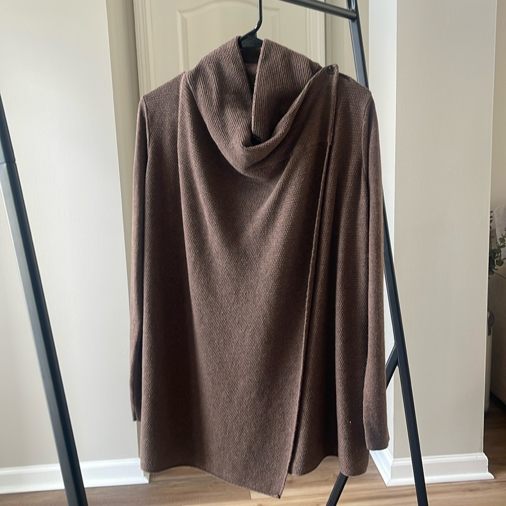 Wrap Cowl Neck Sweater